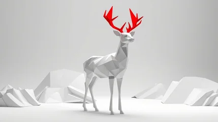 deer in the snow © Rezaul