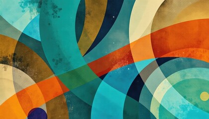 Fototapeta premium Abstract geometric shapes and textures for dynamic presentations, websites, or creative projects
