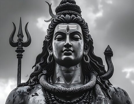 Divine masculine visage
