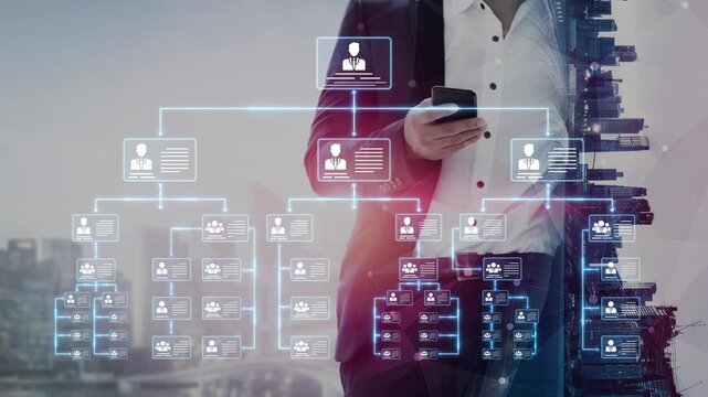 Corporate org chart and team structure show hierarchy, team, and structure for clear organization, management, and operational planning Marrow