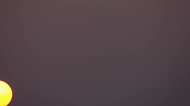 Southern Urals, Southern Kraka ridge in summer: sunrise in the mountains, sped up by 20 times.