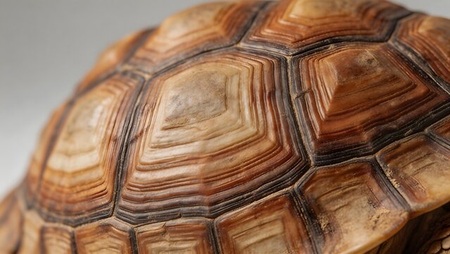 Closeup of a turtle shell texture