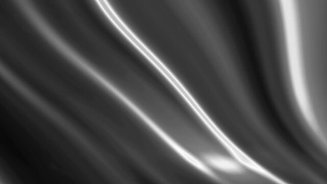 Smooth silk fabric surface with ripples and folds on the tissue Holographic Pastel Background. Abstract wavy black fabric texture. Liquid holographic background.