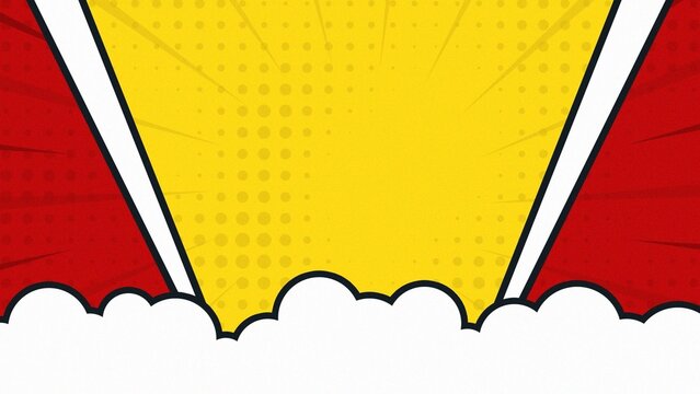 Versus Cartoon Fight VS Battle Intro Opener Background 04