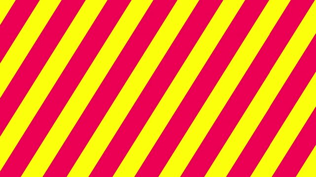 Bold Yellow And Magenta Diagonal Stripes Seamless Looping Motion