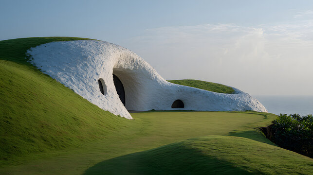 Monolithic Stone Building