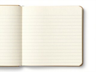 Naklejka premium Torn vintage lined notebook paper with distressed edges and a textured surface, isolated on a clean white background. Ideal for scrapbooking, collage design, journaling, and creative projects.