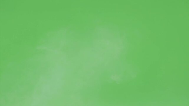 Low Density Electric Haze Green Screen 4K Video