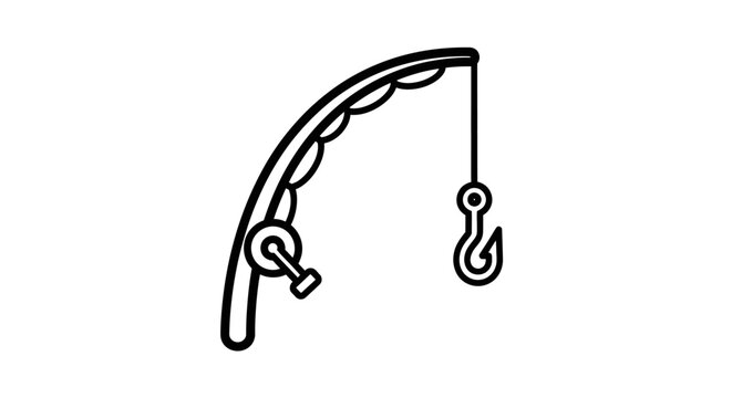 Fishing Hook and Chain Link.