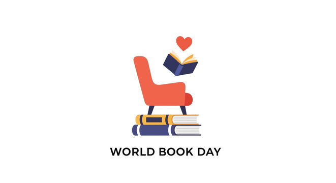 World Book Day Reading Concept.