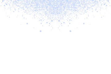 Obraz premium Blue Glitter Frame Border with Copy Space and Sparkle Effect