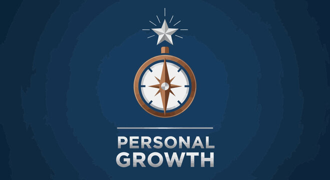 Inspiring Visuals Of Personal Development And Life Navigation With Elegant Compass Design