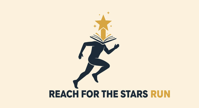 Inspiring Symbolism of Growth and Ambitious Striving for Dreams Illustration Design