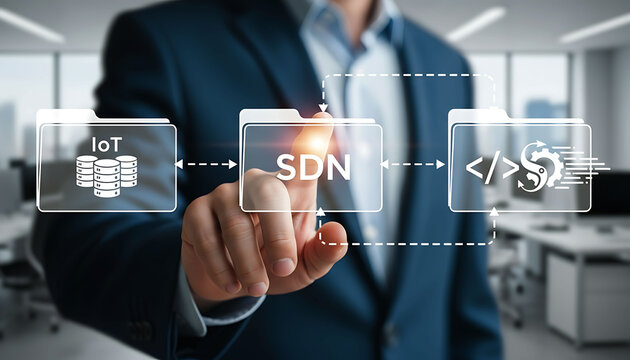 Software Defined Networking SDN with IoT and Programming Code for Network Control