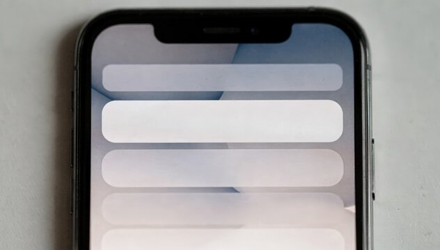 Closeup of a localization screen on a mobile device showing a dropdown list of languages main language option clear and crisp with the rest of the display gently out of focus.