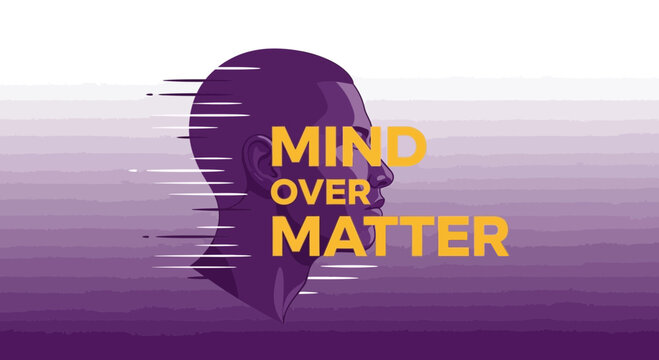 Mind Over Matter Abstract Thought Process Illustration