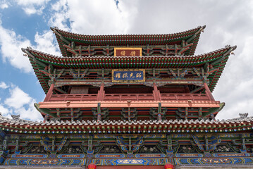 Fototapeta premium Ancient Taiping Tower in Datong Ancient City, Shanxi, China