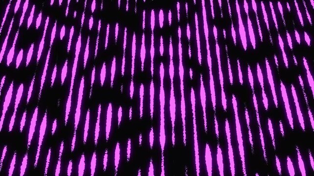 An abstract pink and black background with vertical irregular stripes and spots that resemble a tiger or graphic print.