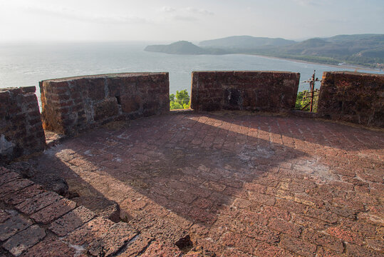 Bankot Fort or Himmatgad Fort or Fort Victoria, It was won by Maratha Koli Admiral[1] Kanhoji Angre in 1700 and named "Himmatgad". The fort is built by Lateritic rocks.