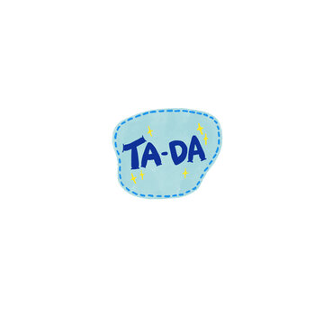 calligraphy ta-da