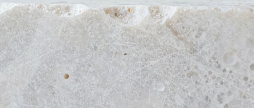 White Styrofoam Texture Macro Abstract Background