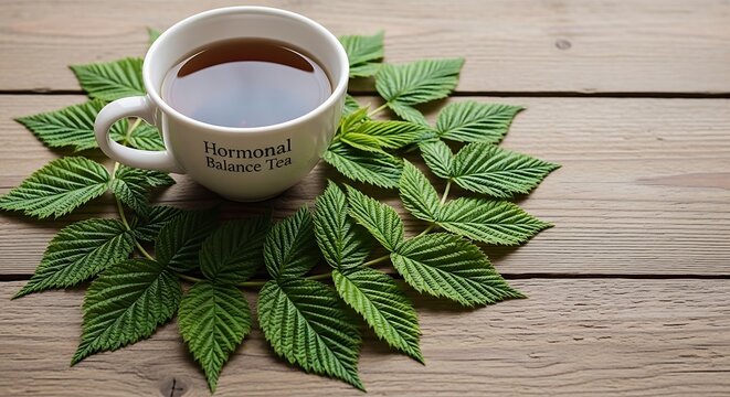 Fresh mint leaves paired with a glass of homemade mint-infused drink