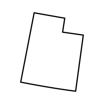 Utah state outline