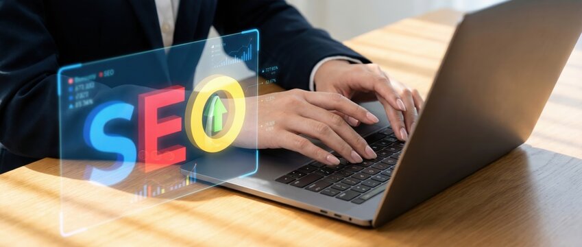 Seo techniques for digital marketing success business environment content creation strategies professional workspace engaging digital concepts
