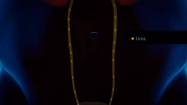 Removal of waste materials from kidneys.