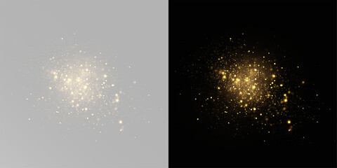 Abstract glowing dust cloud for holiday, overlay dust png © theladydarina