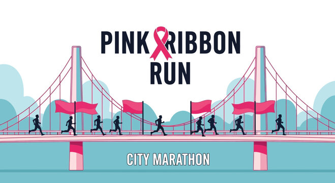 Pink Ribbon Run: A Community Marathon Celebrating Courage And Awareness Across A Suspension Bridge