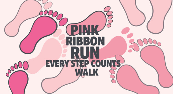 Pink Ribbon Run Every Step Counts Walk Event
