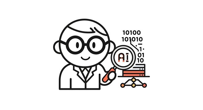 A funny 3d cartoon character with a smile and glasses is designed inside a comic easter egg vector illustration for school kids and business people