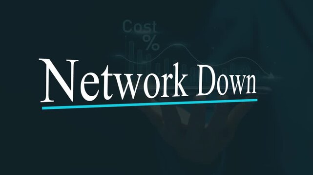 Network Down Title Animation 