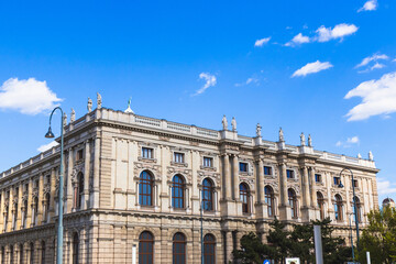 Fototapeta premium Museum of Natural History facade at Maria-Theresien-Platz in Vienna.