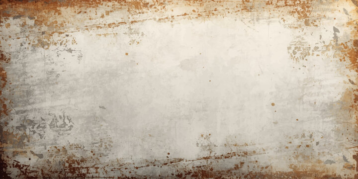 Ancient worn grunge metal background with a rusty brown texture and aged parchment pattern for a stained vintage wall backdrop
