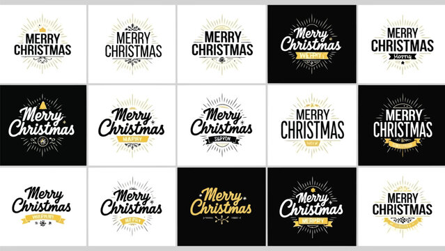 Vintage and modern retro gaming console logos arranged in a grid pattern Vector