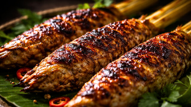 Grilled Milkfish Satay