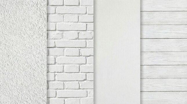 A fire hydrant sits next to a white brick wall, a common urban scene