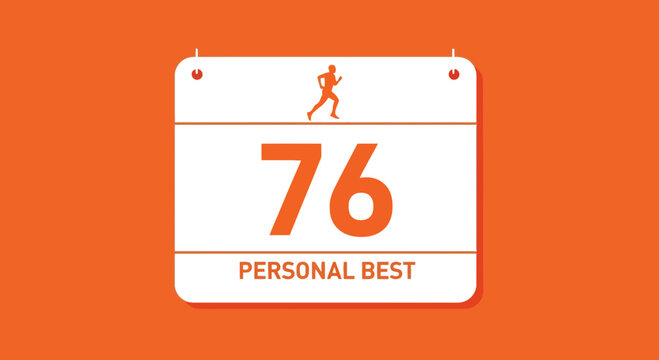 Runner Reaching Peak Performance Celebrating Personal Best Achievement