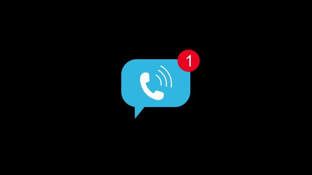 New 1 electronic mail unread phone call communication technology notification alert digital send business social online marketing strategy media. Motion graphics of call concept