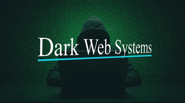 Dark web systems and anonymous network security concept