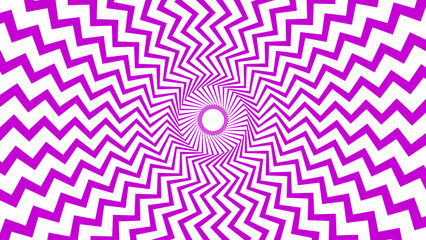 Abstract psychedelic sunbeam background with groovy swirl lines, retro burst texture, funky radial disco pattern vector illustration. © DEVID ART