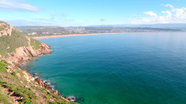 Rugged coastal features along pristine Robberg Marine Protected Area trail