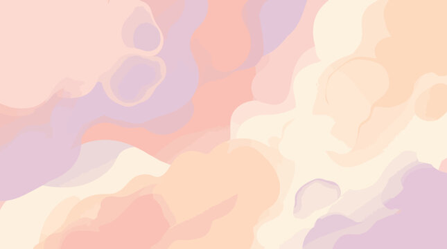 A vibrant abstract background with soft pastel colors and gentle shapes