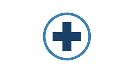 Fototapeta premium Medical assistance icon representing healthcare, treatment, and emergency services symbol