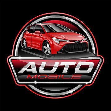Automotive logo template for business