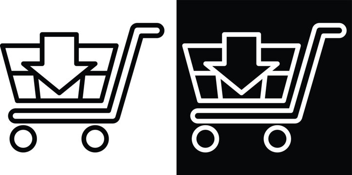 buy Two-tone version in black and white background