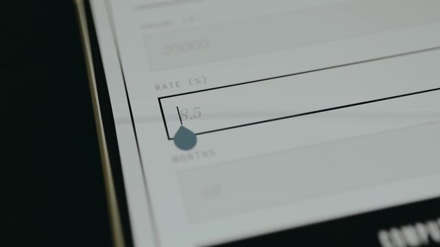 Rate input field currently set to 8.5 percent