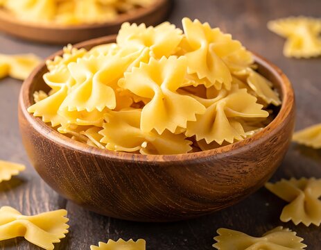 Bowtie pasta in bowl (8)